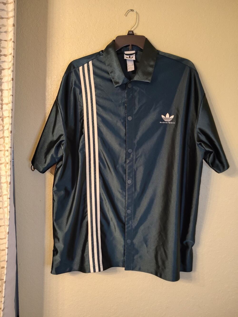official adidas Originals Summer Shooting Top Aurora Ivy Green 2x Model JM9950